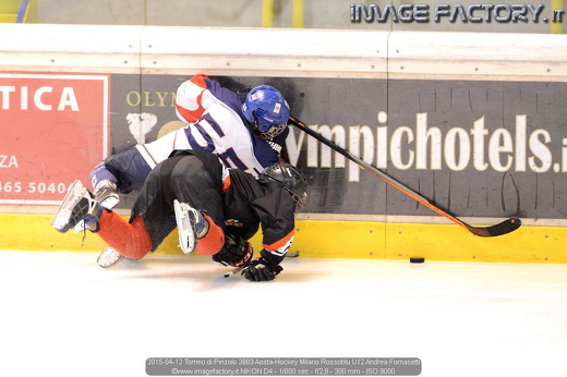 2015-04-12 Torneo di Pinzolo 3883 Aosta-Hockey Milano Rossoblu U12 Andrea Fornasetti